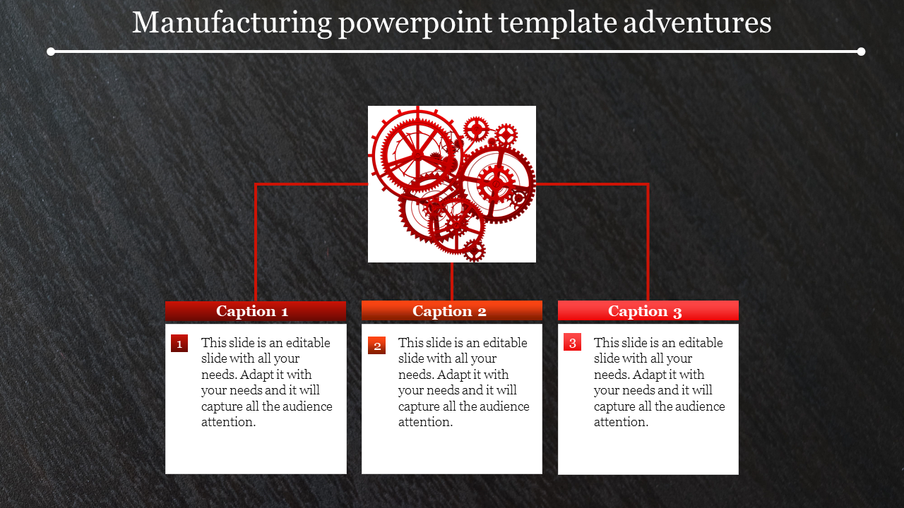 Great Manufacturing PowerPoint Template For Presentation